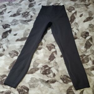 Black Lululemon Leggings Size 2